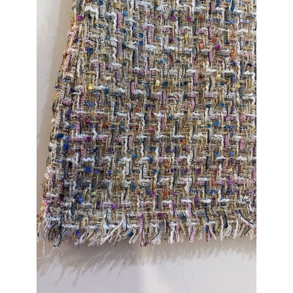 Ever After Tweed Dress Women’s Small Removable Brooch Old Money Preppy - Picture 11 of 16
